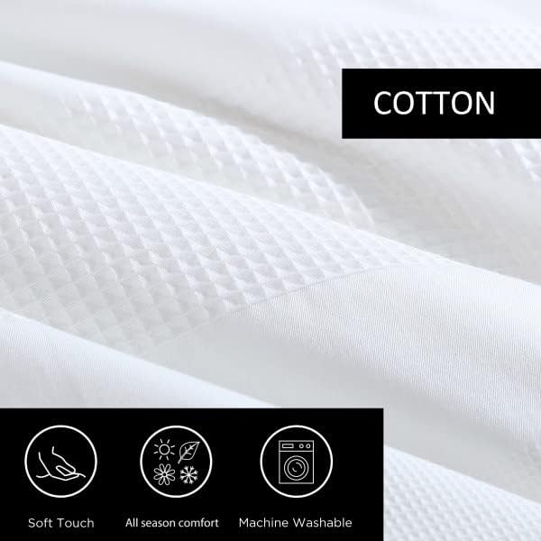 Miniatura 12 de Vera Wang - Juego de funda de edredón tamaño Queen, ropa de cama de algodón de lujo con fundas a juego, decoración del hogar para todas las