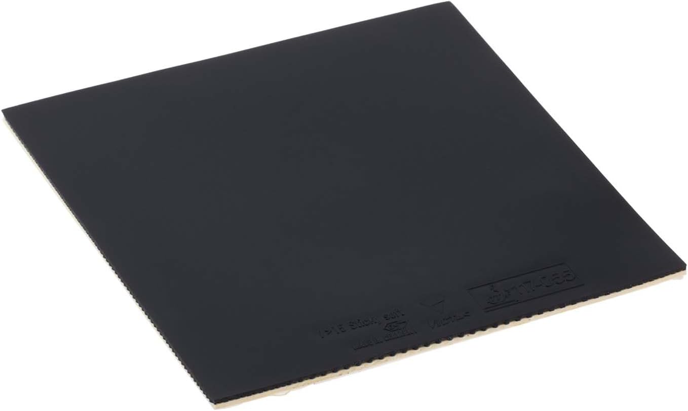 Victas 200130 Table Tennis Rubber V>15 Sticky Soft Fine Adhesive High Energy Tension, Black/Red, 2.0/MAX