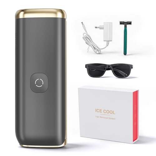 Yapasopu Laser-epilator, 590-1200 nm, 5 energieniveaus, 4 modi (automatisch/handmatig) en lichtpuls, voor mannen en vrouwen, ideaal voor gezicht en lichaam