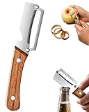 Elite Gourmet Knives, Elite Peeler, Elite Gourmet Peeler, Multi Function Peelerknife & Bottle Opener & JuliennePeelers, Ergonomic Kitchen Tool for Potato, Fruit, Vegetable (2-IN-1 1Pcs)