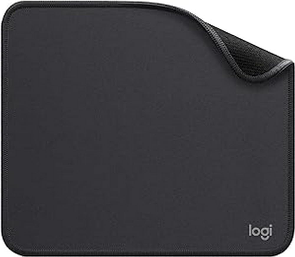 Logitech MX Ergonomic Wireless Vertical Mouse, Multi-Device, Bluetooth or 2.4 GHz Unifying USB Receiver, Mouse Pad - Studio Series Computer with Non-Slip Rubber Base,Easy Sliding, Splatter Resistant
