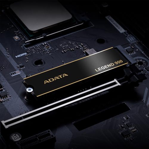 ADATA SSD Legend 900 1TB M.2 PCI Express 4.0 Read 7000MB/s ��������5400MB/�b �u���b�N