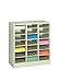 Tennsco 5075 Steel Legal Size Literature Sorter, 31" Width x 33" Height x 14-1/2" Depth, Putty