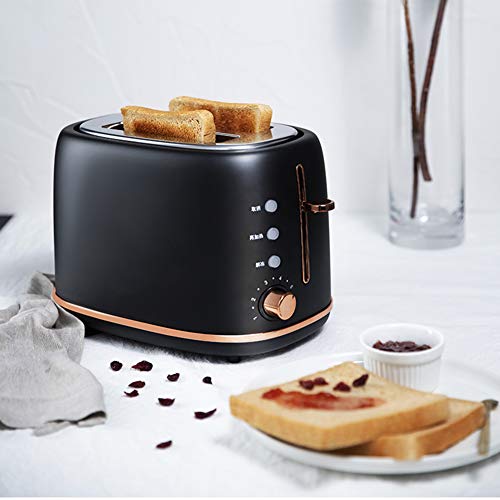 JTJxop 2 Scheiben Toaster, 6 Schatteneinstellungen Extra-Breitschlitz-Toaster, mit Aufwärmen, Auftauen, Funktion… – Bild 3
