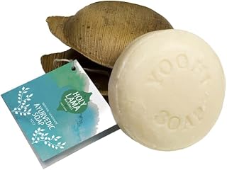 Holy Lama Natural Handmade Ayurvedic Neem & Tulsi Vegan Soap for Hand & Body - Yogi (100 gram bar)