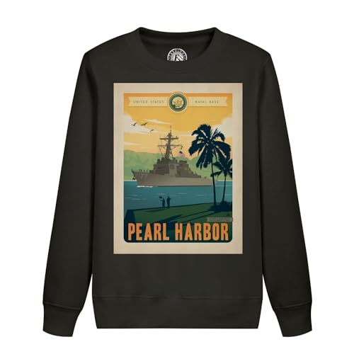 Sweatshirt enfant Pearl Harbor, le cadeau de style affiche de voyage rétro