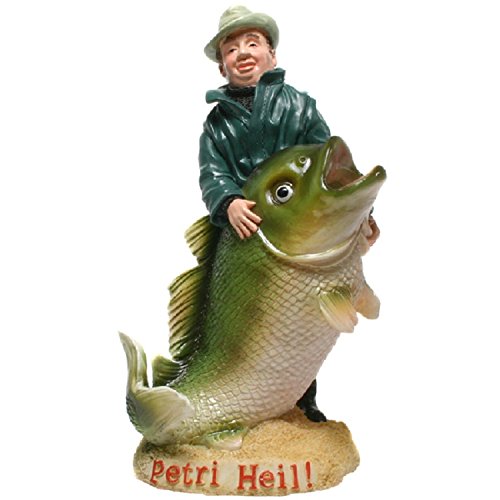 'Tirelire. Tirelire Modèle avec pêcheur 'Petri Heil pfropfen'
