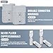 ZEHGCH 175Amp 600V Battery Cable Quick Connect/Disconnect Connector Plug Kit for Car Forklift Motor Winch Trailer (2AWG 4PCS Gray)
