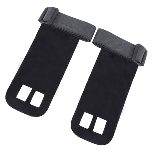 FOMIYES Leather Hand Grips Gymnastics Gloves Wrist Support Workout Gloves Prevent Slippage Size l