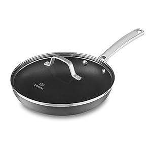 Calphalon Classic 10-Inch Omelette Fry Pan with Cover, Black