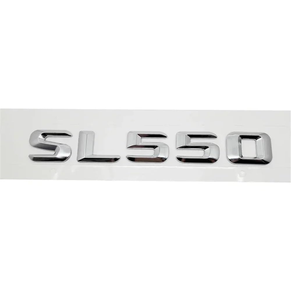 YTQMoreBNZ YYDStes Car Rear Trunk Stickers Compatible With Mercedes Benz SL350 SL400 SL450 SL500 SL550 SL600