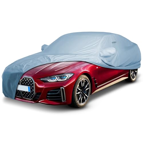 Image of iCarCover Premium Car Cover for 2014-2026 BMW 4-Series, M440i Heavy Duty Waterproof All-Weather Automobiles Custom Fit Indoor Outdoor UV Snow Protection Covers with Straps and Bag