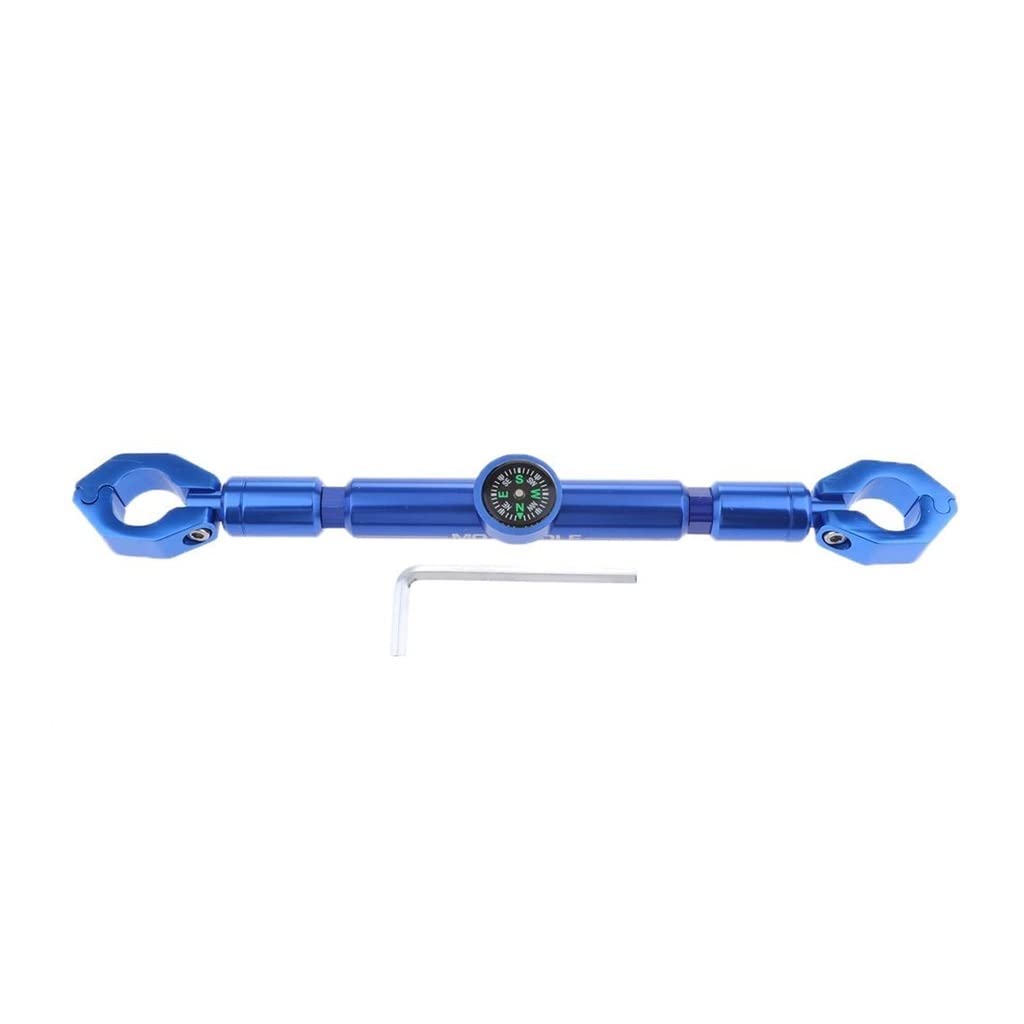 Barre D'Équilibre Moto EVGATSAUTO 22mm - Guidon Cross Aluminium Alliage Noir - Accessoire Moto Universel