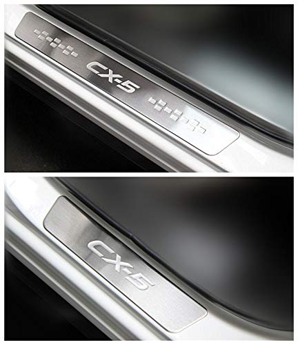 Autoparts Door sill Scuff Plate Guard for Mazda CX5 2012 2013 2014 2015 2016 2017 2018 2019