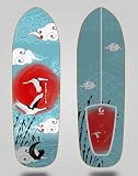 Glutier Surfskate Deck Tavola Surf Skate Japan Kuren 33.5 Hill