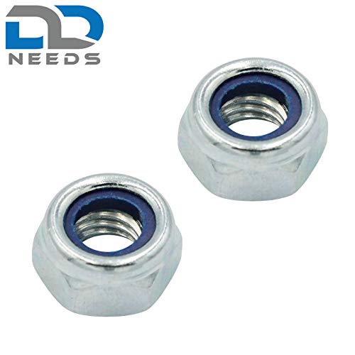 D2D | VPE: 2 Stück - Selbstsichernde Muttern niedrige Form - Größe: M30 - DIN 985 - galvanisch verzinkt - Sicherungsmuttern