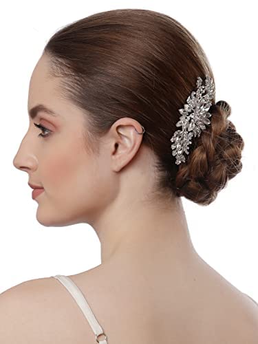 Image of Vogue Hair Accessories Comb Hair Clip Hair Pin Hair Accessories (Comb Clip Silver 1002)
