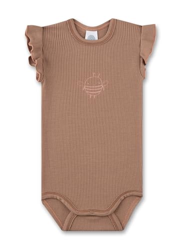 Sanetta 324391, Body Bebé-Niñas, Pale Brown, 74