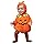 Vestiti Halloween Neonato 2 Pezzi Zucca Halloween Costume Neonato, Maniche Lunghe Vestito Costume In Cotone Costumes Zucca Tuta Con Cappuccio+Pantaloni Righe Carnevali E Feste A Tema (0-24Mesi)