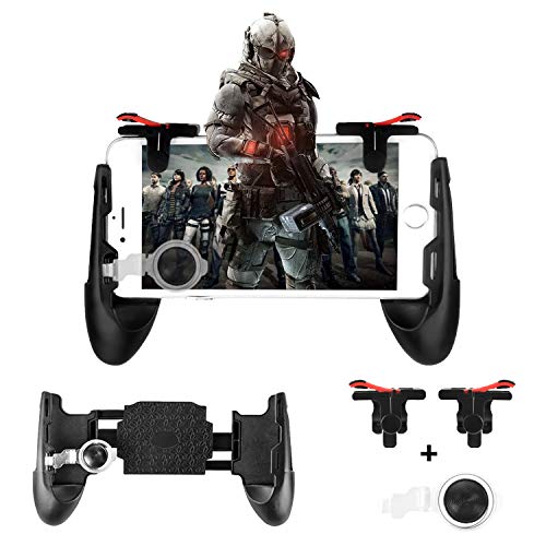 Newseego PUBG Mobile Game Controllers, 3 in 1 Phone Gamepad and Triggers for Mobile Phone Shooter Sensitive Controller Joysticks Gamepad for iOS & Android for Knives Out / L1R1