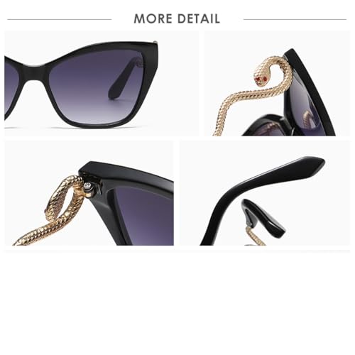 Sunglasses Uv400 Protection | Cat Eye Large Frame Gradient | Women Men for Outdoor Sports & Driving4