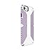Speck Products Compatible Phone Case for Apple iPhone SE (2020)/iPhone 8/iPhone 7/iPhone 6S/iPhone 6, Presidio Grip Case, White/Heliotrope Purple
