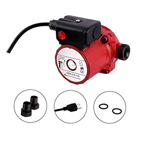 SHYLIYU Pressure Booster Pumps 115V 3-Speed Cast Iron Booster Pump 3/4 inch Outlet 46/67/93W Circulator Pump for Home