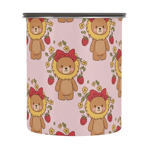 Envase de café hermético acero inoxidable DOMIKING 900 ml