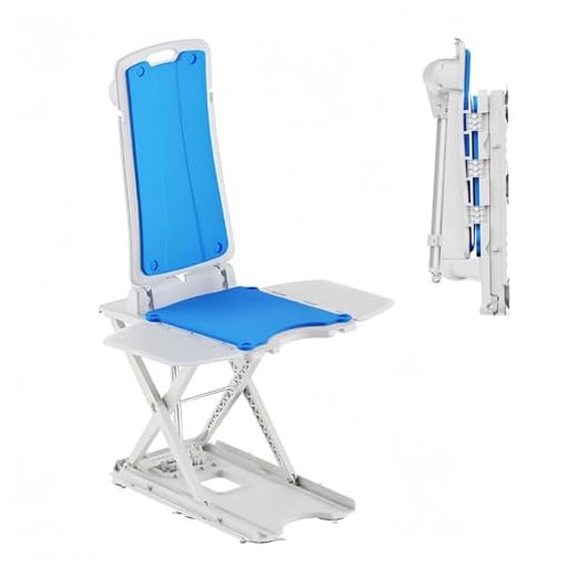 DGHKB Electric Lift Chair,Bath Lift Chair,Lightweight Reclining Bath Lift Chair,Bath Chair For Easy Bath,Easy Clean Mobility Aid Blue