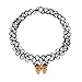 BodyJ4You 2PC Tattoo Choker Necklace - 90s Choker Necklace Women - 2000s Y2K Black Chokers - Retro Cute Butterfly Charm Pendant - Emo Stretchy Elastic Necklace