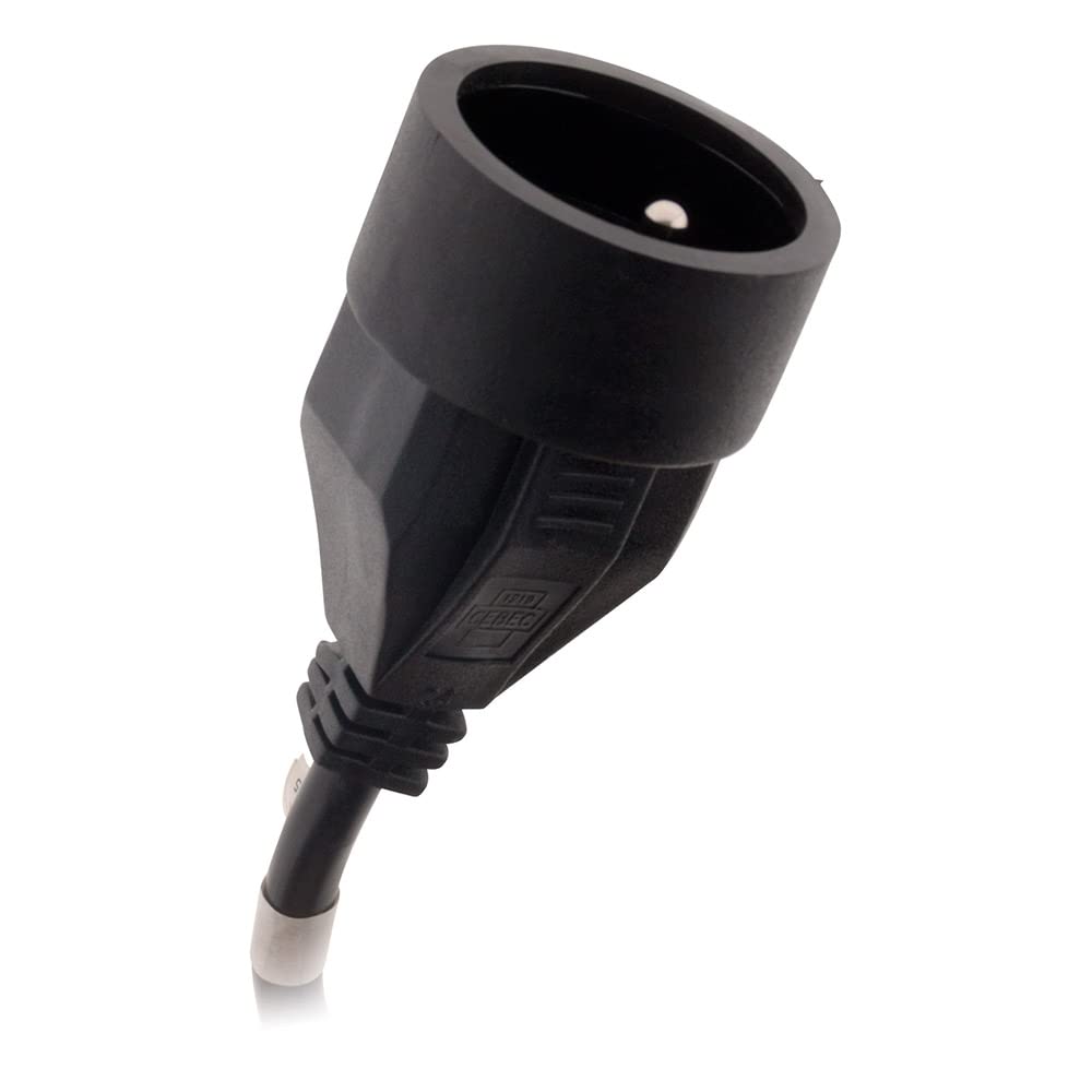 Zenitech Prolungatore femmina a maschio 16A HO5VV F 3G1,5mm², 5m nero