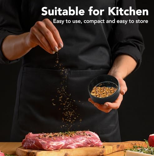 KINGTOP Grinder, Large 3" Spice Grinder (Midnight Black) - Image 8