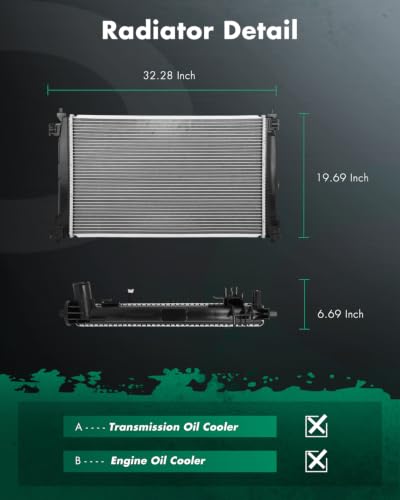 Image of SCITOO 13666 Engine Coolant Radiator for Toyota for C-HR 2018-2021 2.0L