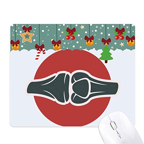Tapis de souris illustration de jeu de bureau caoutchouc articulations de jambes