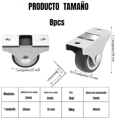 Ruedas para camas 11 Imagen adicional