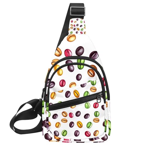 Mochila bandolera para hombre para evitar bolsillos llenos bolso café de 30x18cm