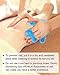 Outton Glove Massager Palm Shaped Hand Massage Manual 9 360-degree-roller Mental Roller Ball Blue