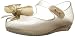 mini melissa Girls' Mini Ultragirl IX Mary Jane Flat, Glass Gold, 8 Medium US Toddler