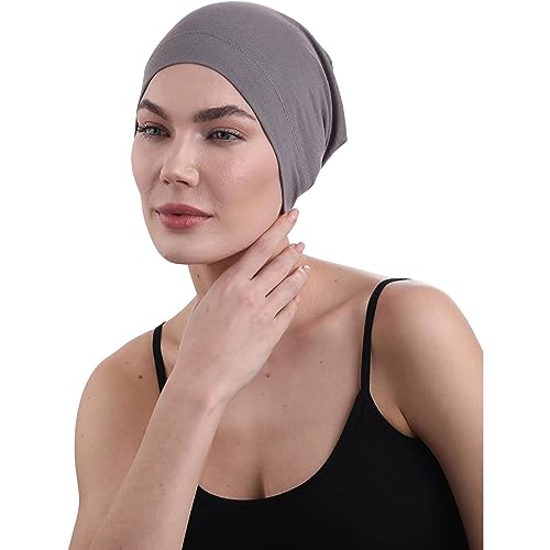 Foto von Deresina Schlafmutze Kopfbedeckung Chemo - (Grau)