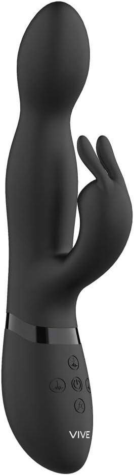 Vive NIVA Rabbit Vibrator Black VIVE015BLK
