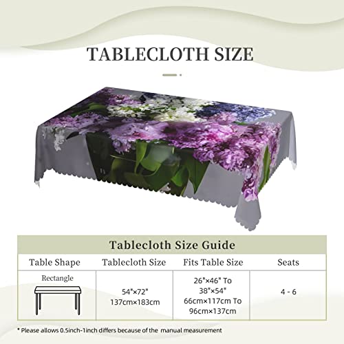 Nappe imprimé floral anti-tache pour éviter les corvées de repassage
