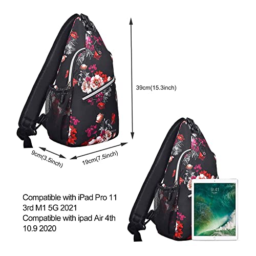 MOSISO Sling Bag Umhängerucksack Brusttasche für Tablets und mehr