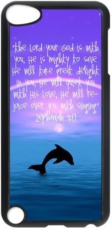 LeonardCustom Hardshell Snap On Slim Fitted Cover Case for iPod Touch 5 (5th Generation), Dolphin