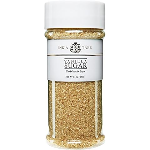 India Tree Sugar Vanilla, Organic, 6.3 Ounce Cover