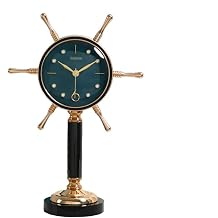 Table Clock Living Room Clock Home Desktop Silent Classical Clock Desktop Desk Clock Decorative Pendulum Clock Color A, Size 32.5 * 12.5 * 41cm A 32.5 * 12.5 * 41cm