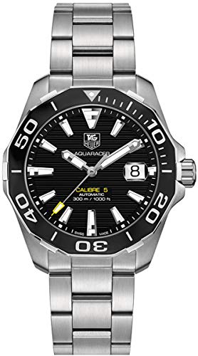 Tag Heuer Men's Aquaracer Calibre 5 Watch Automatic Sapphire Crystal -  WAY211A.BA0928