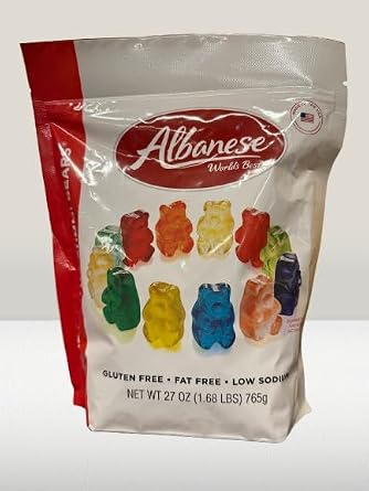 Albanese Worlds Best 12 Flavor Gummi Bears, 27oz