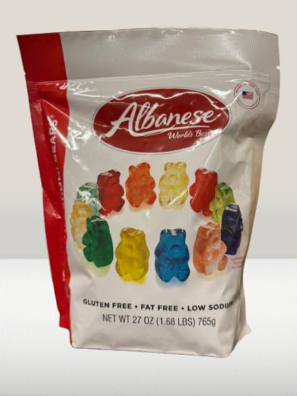Albanese World's Best 12 Flavor Gummi Bears, 27oz