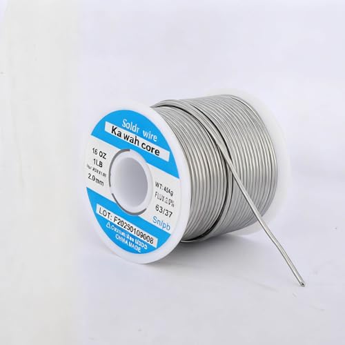 Cable de soldadura de estaño 63/37 de 2 mm para arreglar conexiones eléctricas sin fallos 7