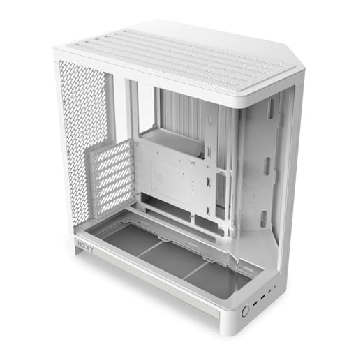 Image of NZXT H6 - Compact Dual-Chamber ATX PC Case - White